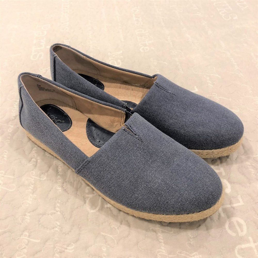 BOC Slip On Flats Loafers Espadrilles Shoes Denim
